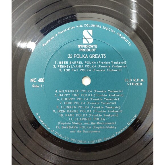 25 Polka Greats Vol.1 Vinyl LP (1971) K-Tel – Vintage Polka Collection - Picture 6 of 8